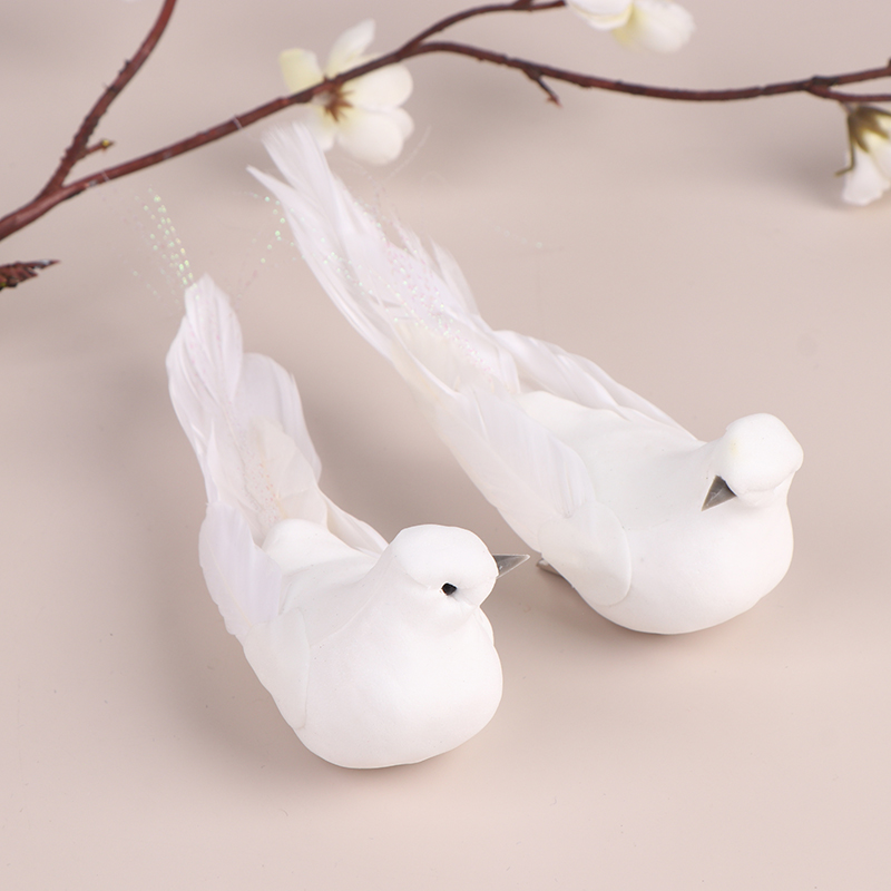 Christmas Tree Artificial - △ 1Pc Artificial Pigeon Birds Fake