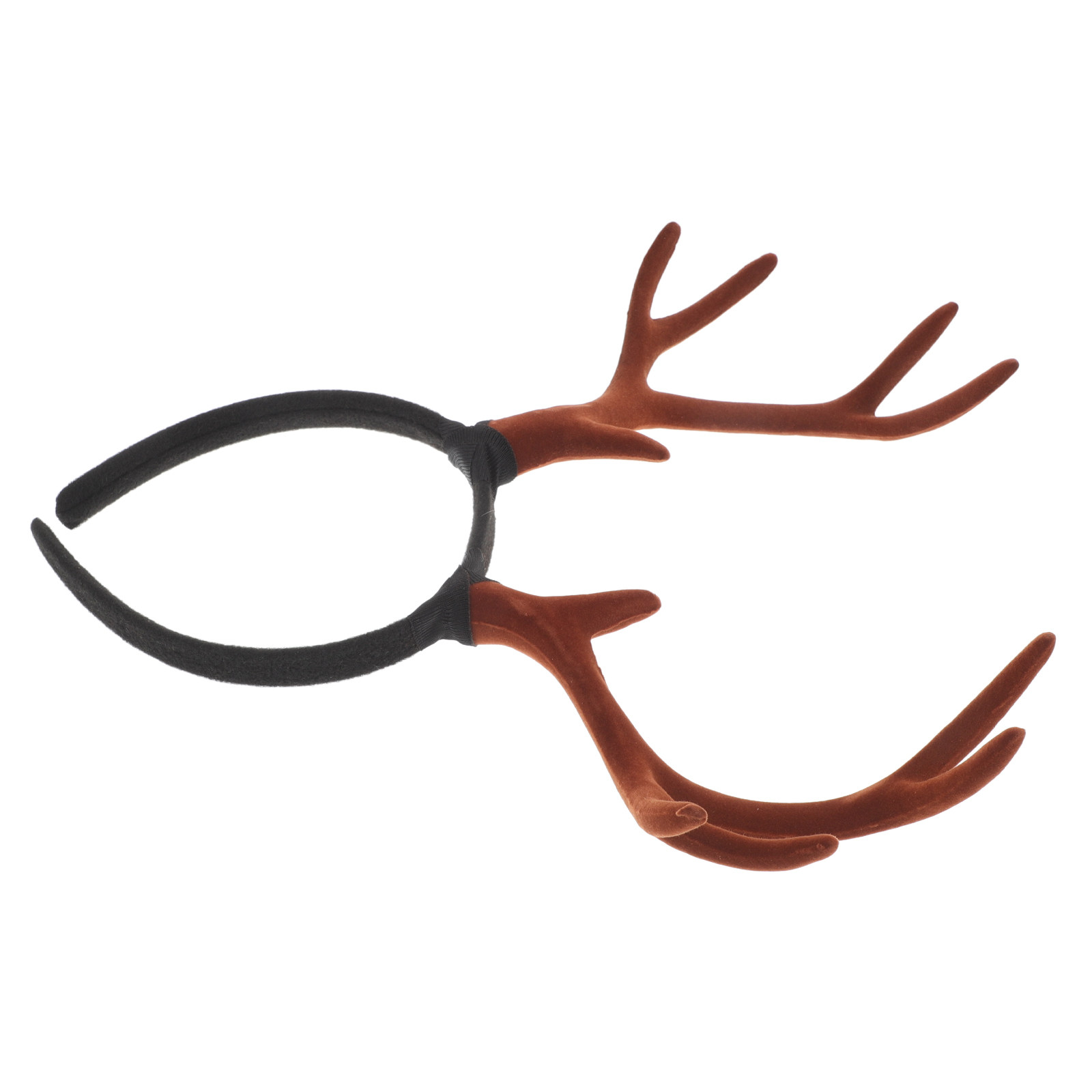 Flocked Reindeer Antlers Headb - Reindeer Antlers Headband 评论和价格