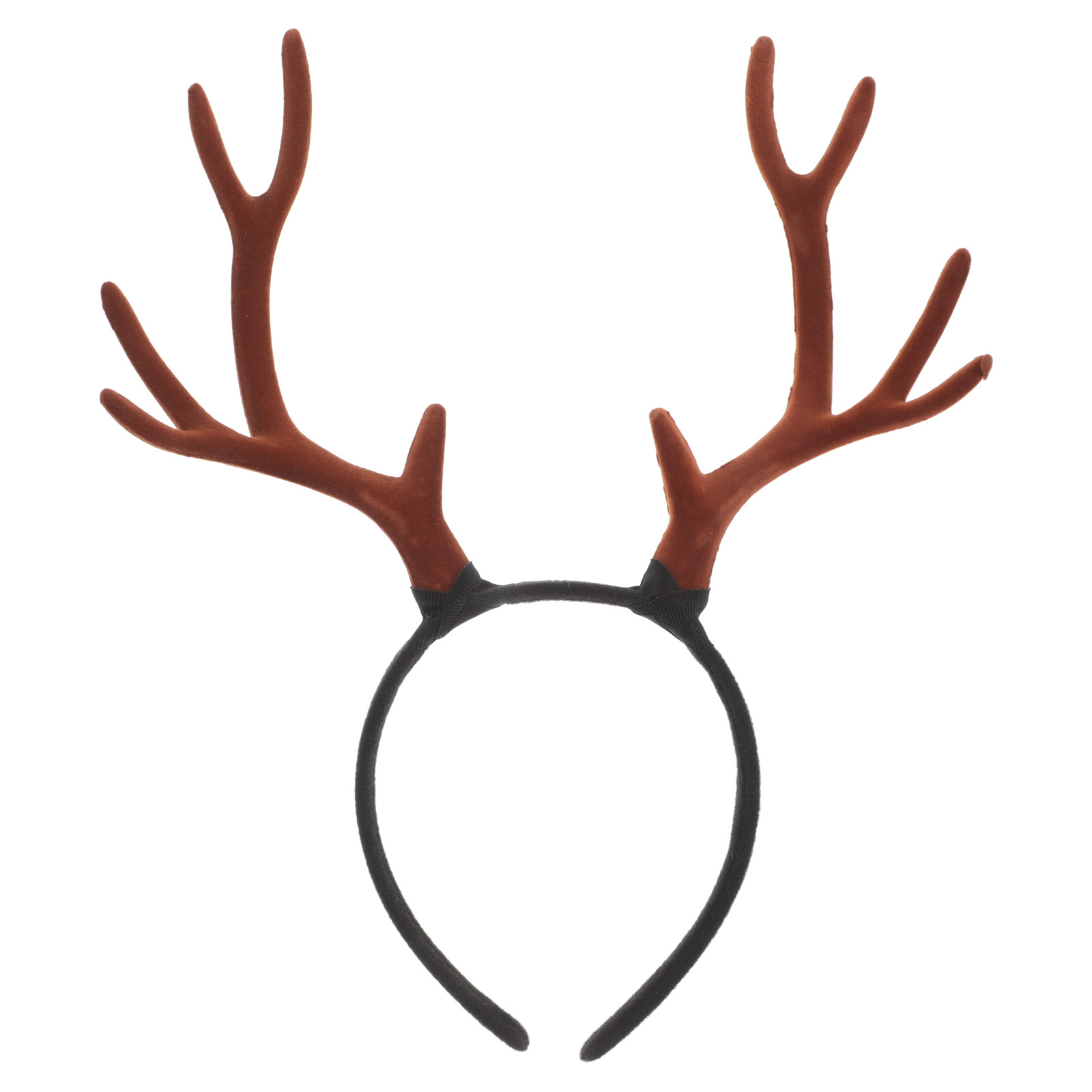 Flocked Reindeer Antlers Headb - Reindeer Antlers Headband 评论和价格