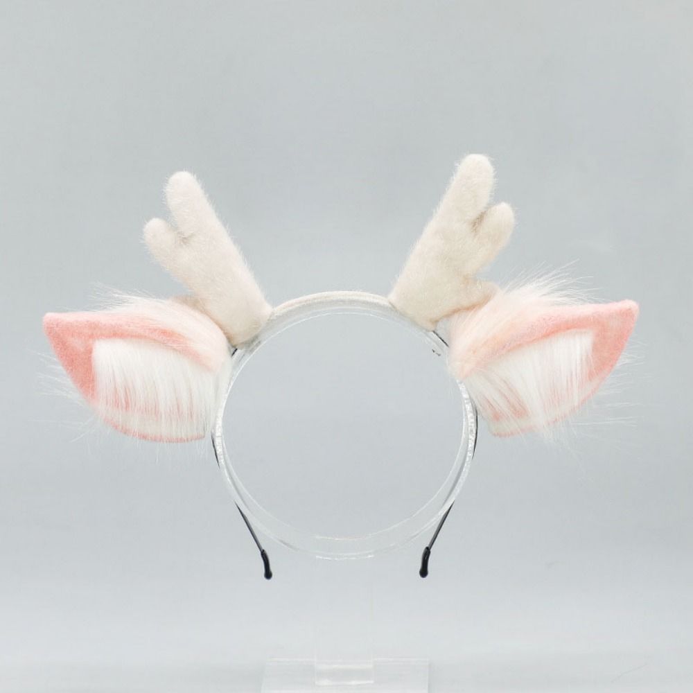 Antler Headband Handmade Simul - Reindeer Antlers Headband 评论和价格
