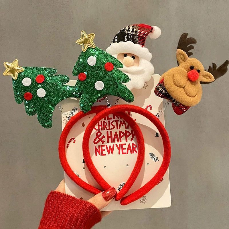 1-10pcs Christmas Headbands Sn - Reindeer Antlers Headband 评论和价格