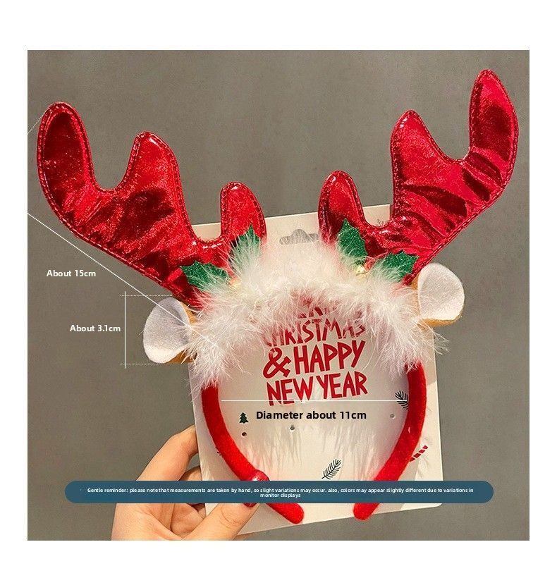 1-10pcs Christmas Headbands Sn - Reindeer Antlers Headband 评论和价格