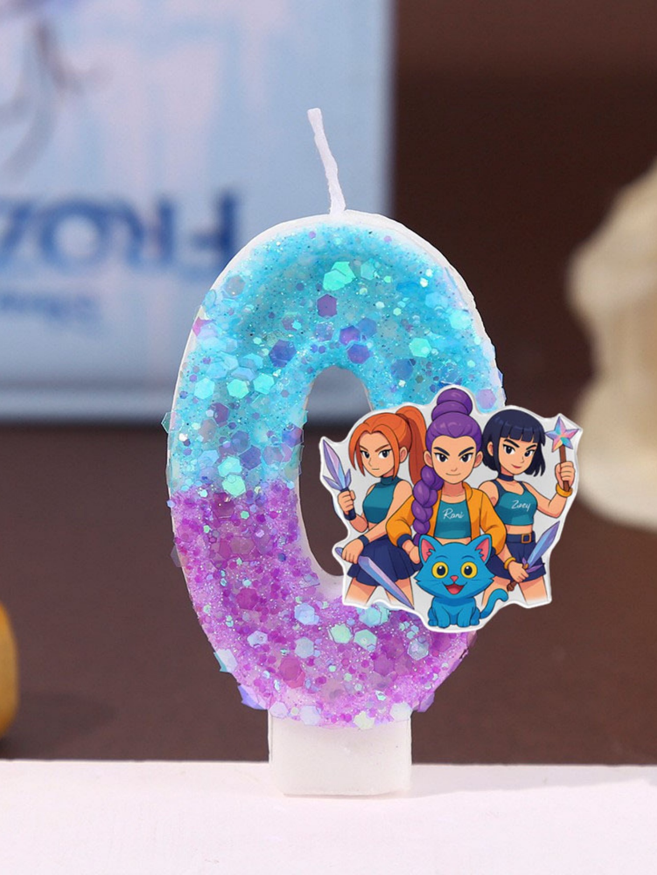 KPOP Blue and Purple Girl Powe - Holiday Candle Set 评论和价格