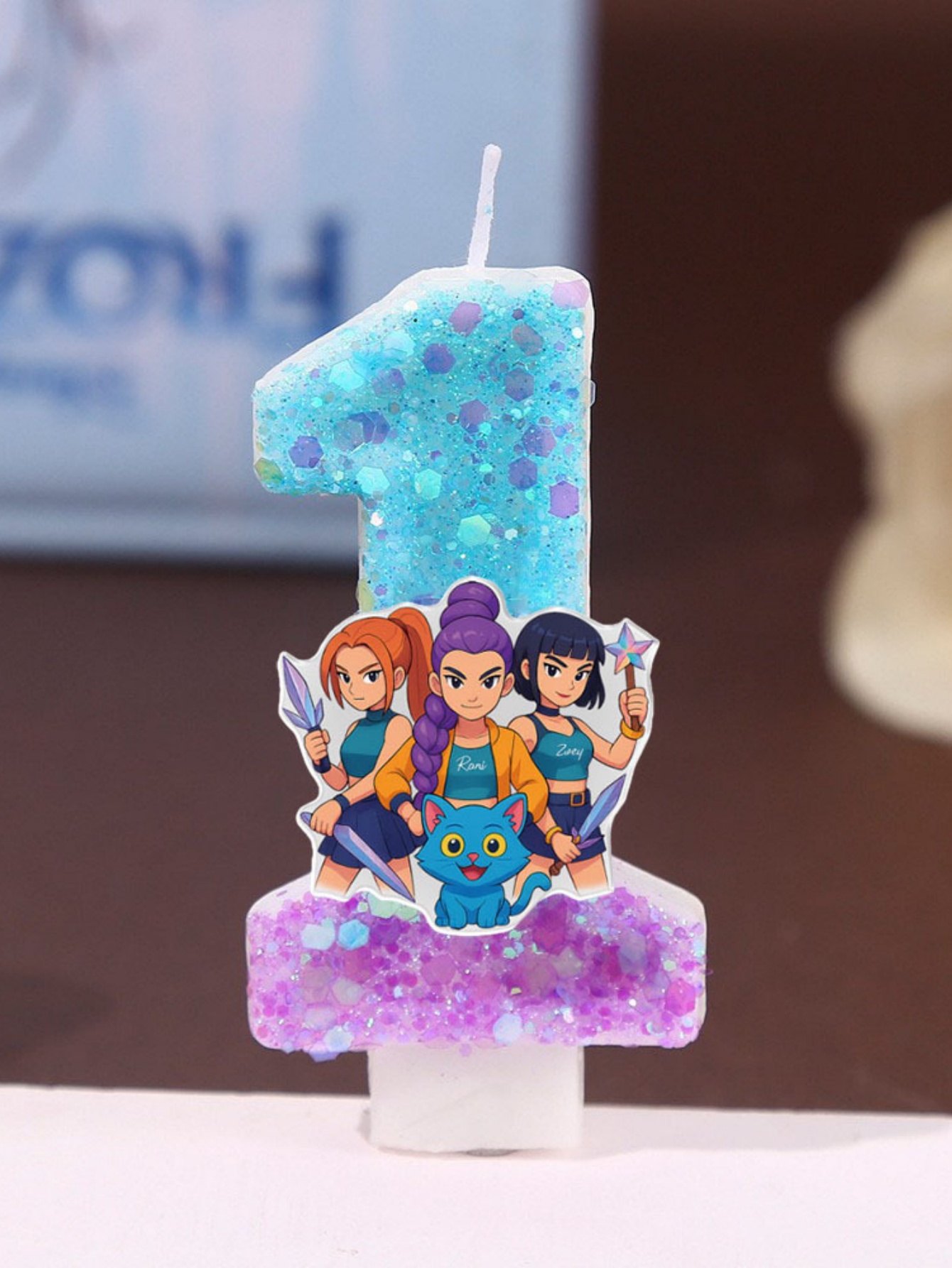 KPOP Blue and Purple Girl Powe - Holiday Candle Set 评论和价格