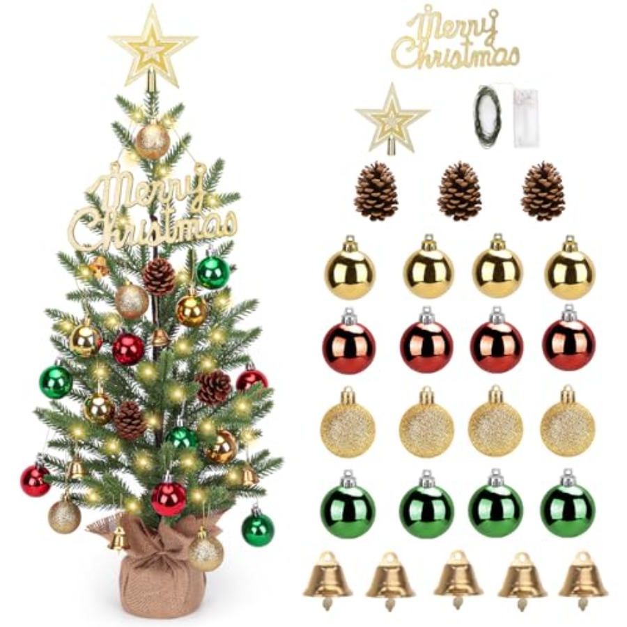 2FT Mini Christmas Tree, Table - Christmas Tree Artificial 评论和价格