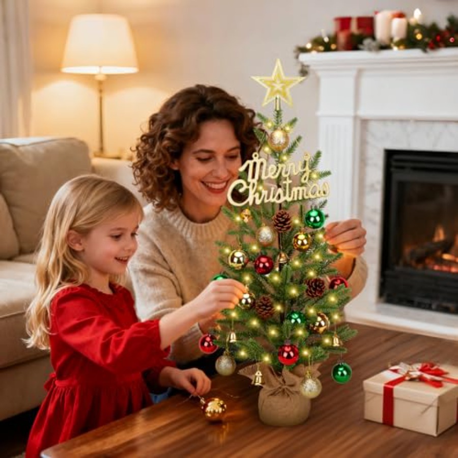 2FT Mini Christmas Tree, Table - Christmas Tree Artificial 评论和价格