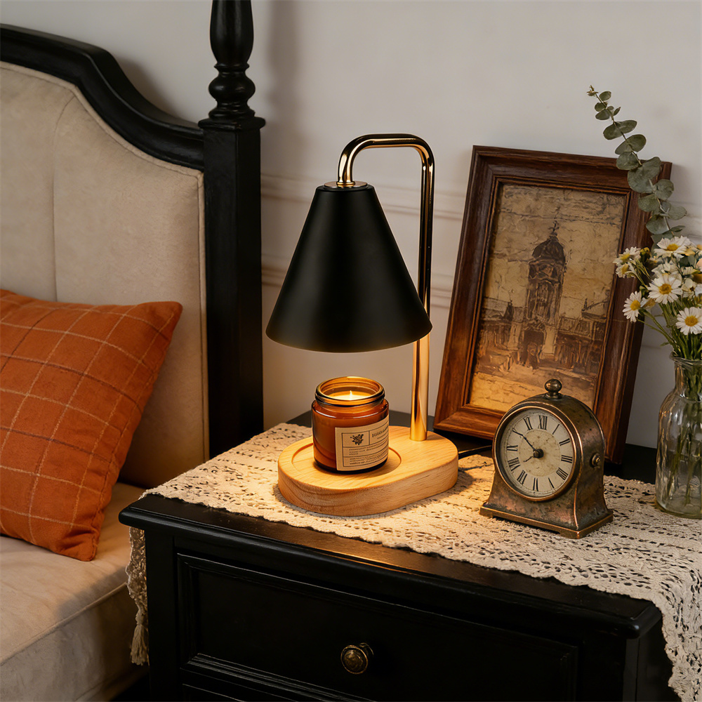 Black Candle Warmer Lamp with  - Holiday Candle Set 评论和价格