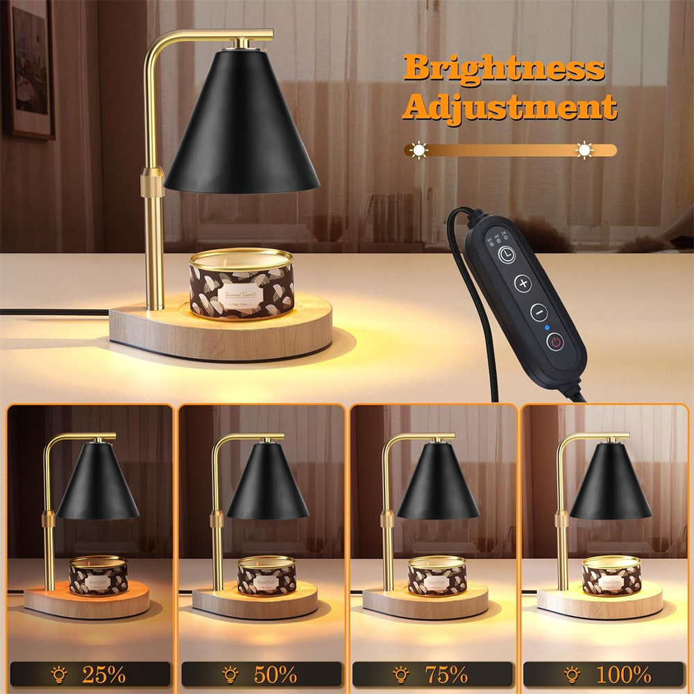 Black Candle Warmer Lamp with  - Holiday Candle Set 评论和价格