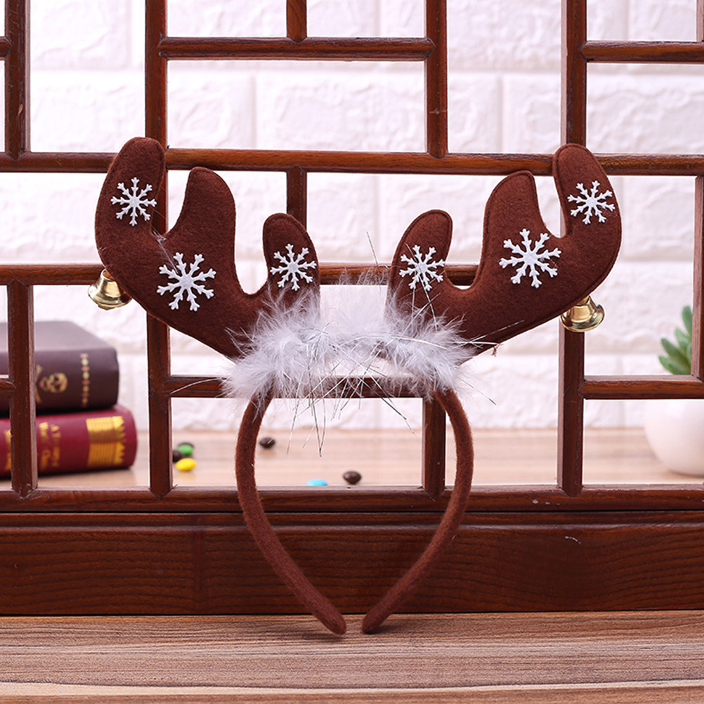 2Pcs Reindeer Antler Headband  - Reindeer Antlers Headband 评论和价格