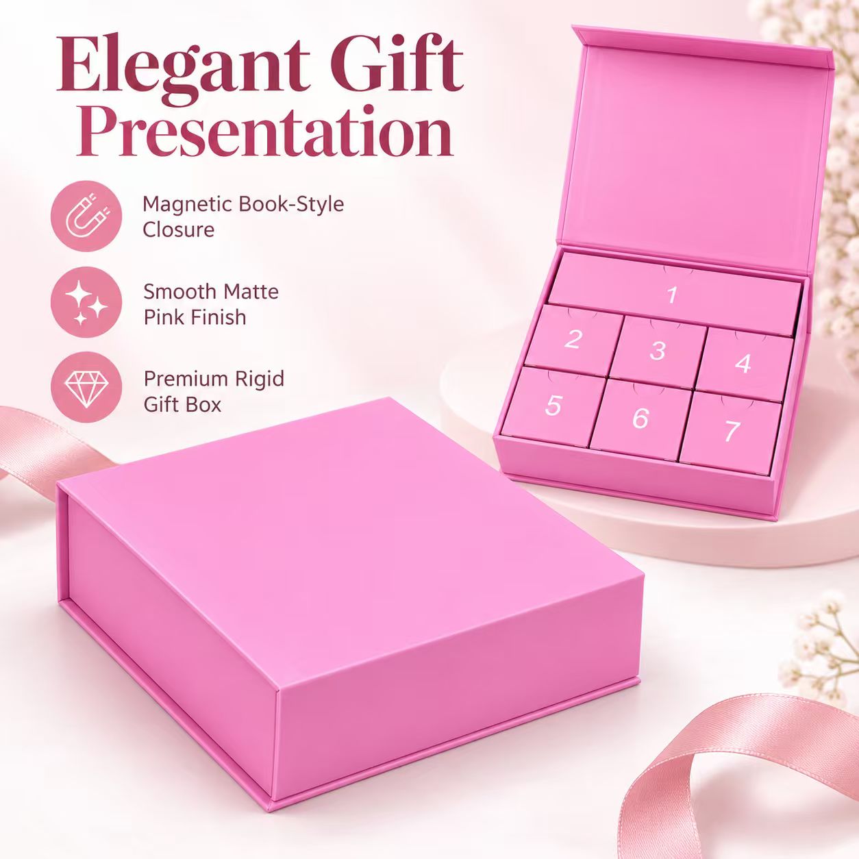 2026 Christmas Countdown Calen - Gift Box Wrap Set 评论和价格